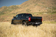 Zoomed out image of our Toyota Tundra Rear Bumper attached to the truck showcasing the bumpers side profile.