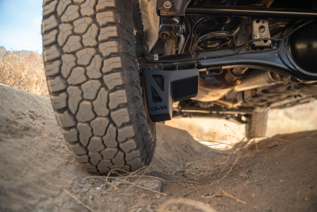 On the trail with Rear Shock & Link Skid Plates for the 2024 Toyota Tacoma