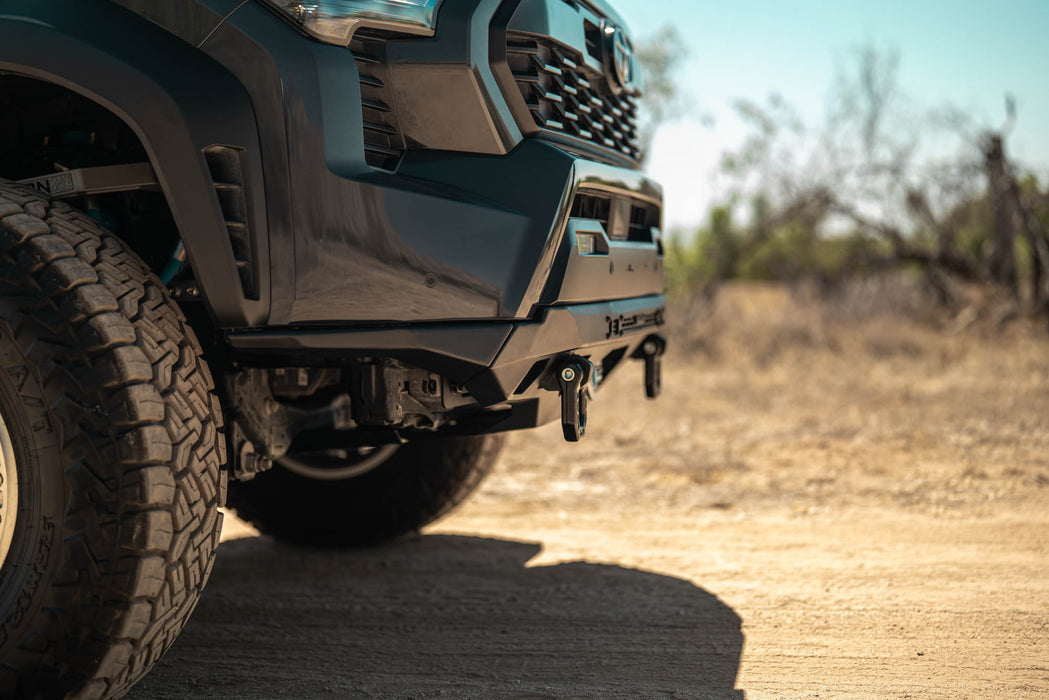 Side profile of fitment on the Spec Series Front Bumper on the 4th Gen Toyota Tacoma