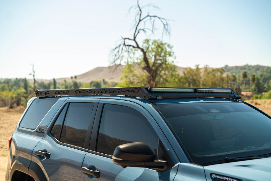 6th Gen Toyota 4Runner Roof Rack Light Cutout installed