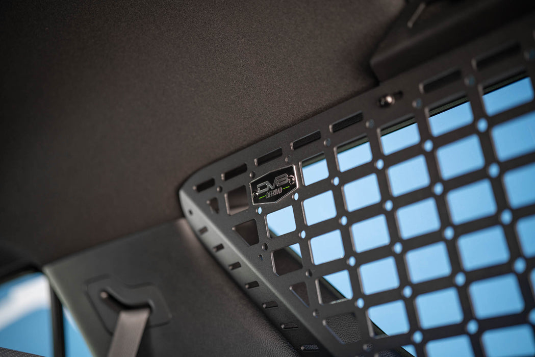 DV8 Logo on the Rear Window Pocket Molle Panels for 6th Gen 4Runner