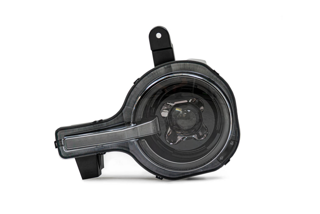 Studio shot of Ford Bronco Black Headlight housing