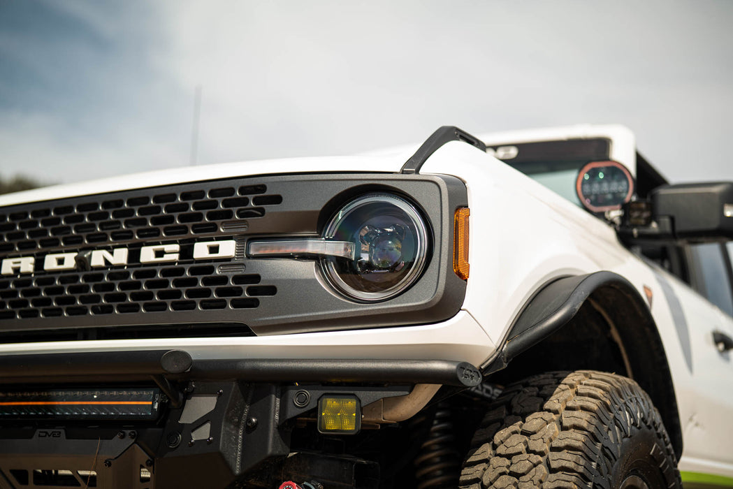 Perfect fitment of the Ford Bronco Black Headlights