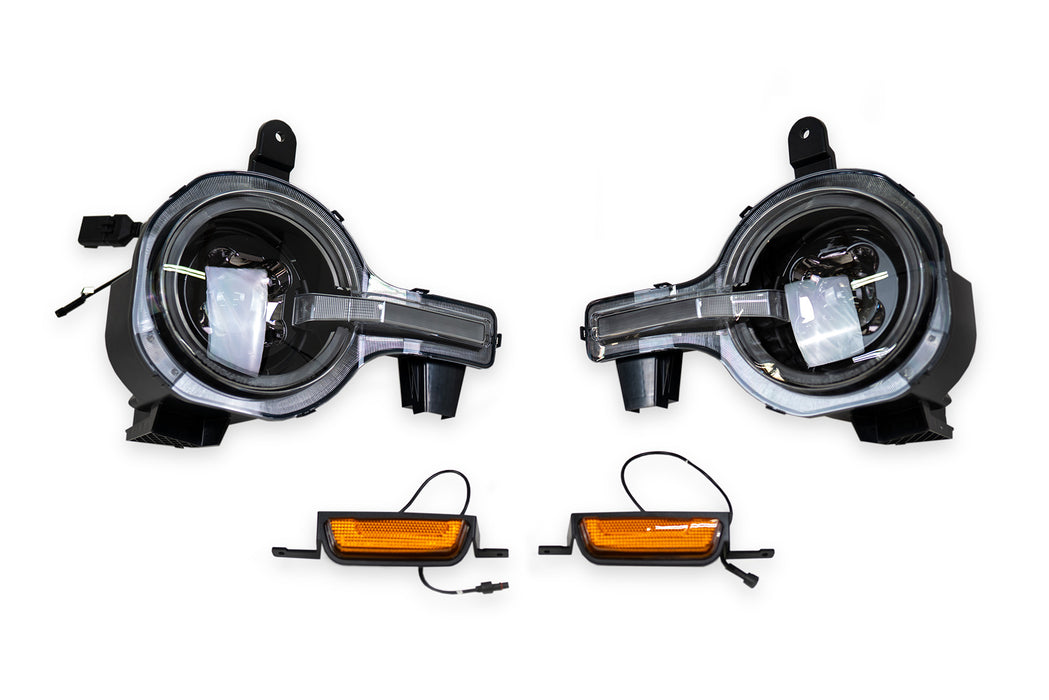 Ford Bronco Black Headlights