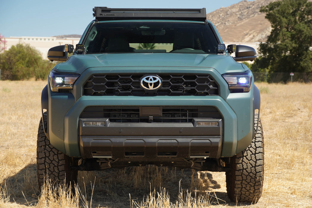 Front Profile of 6th Gen Toyota 4Runner with our Ditch Light Brackets