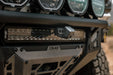 Image of installed Ford Bronco & Bronco Raptor Tube Front Bumper Camera Relocation Bracket on DV8 bumper