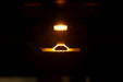 Elite White/Amber Push Button Dome Light turned on in dark vehicle