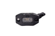 Front view of Elite White/Amber Push Button Dome Light