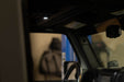 Elite White Push Button Dome Light turned on in dark vehicle