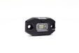 Angleld view of Elite White Push Button Dome Light