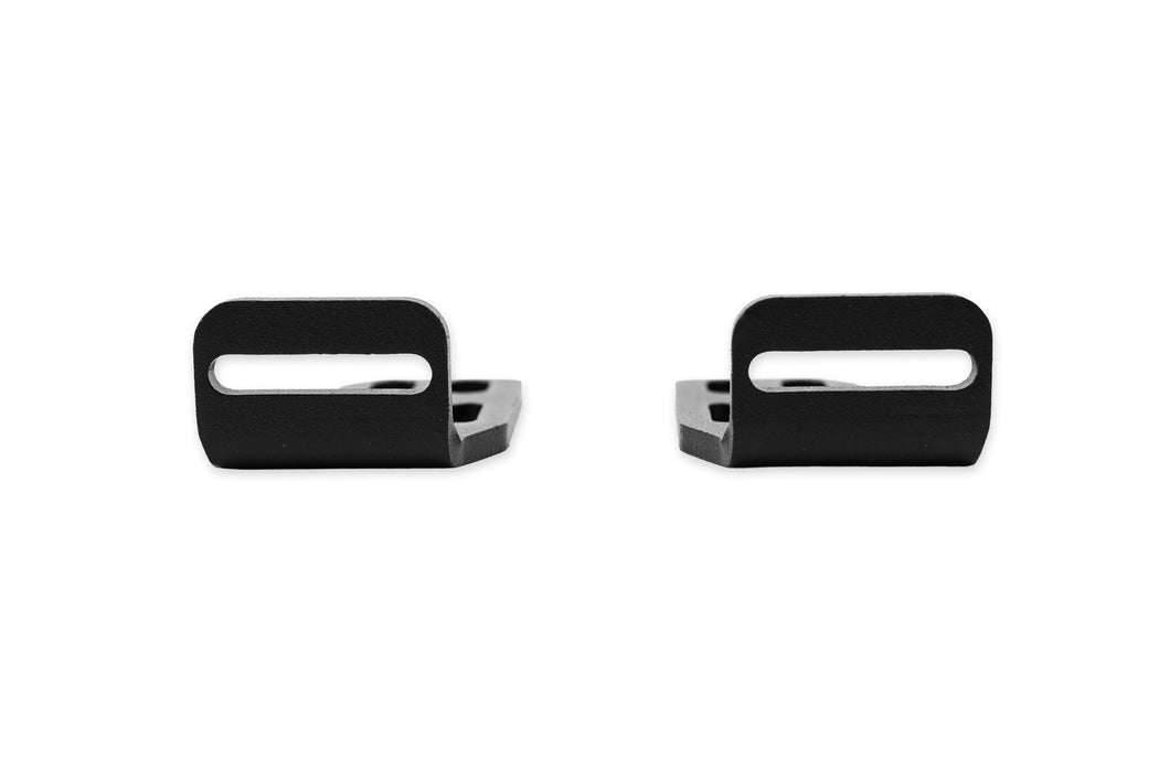 Bottom view showing slots for mounting the Baja Designs Linkable Lightbar Mount for DV8 Roof Rack Light Option
