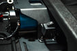 Installed 2023+ Colorado/Canyon Rear Seat Air Compressor Mount with focus on rocker switch used in cutout for rocker switches
