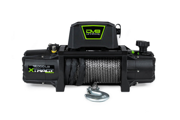 【rik】LLEGWOODTOP1200 Xtract 12K Winch | Synthetic Rope | DV8 Offroad