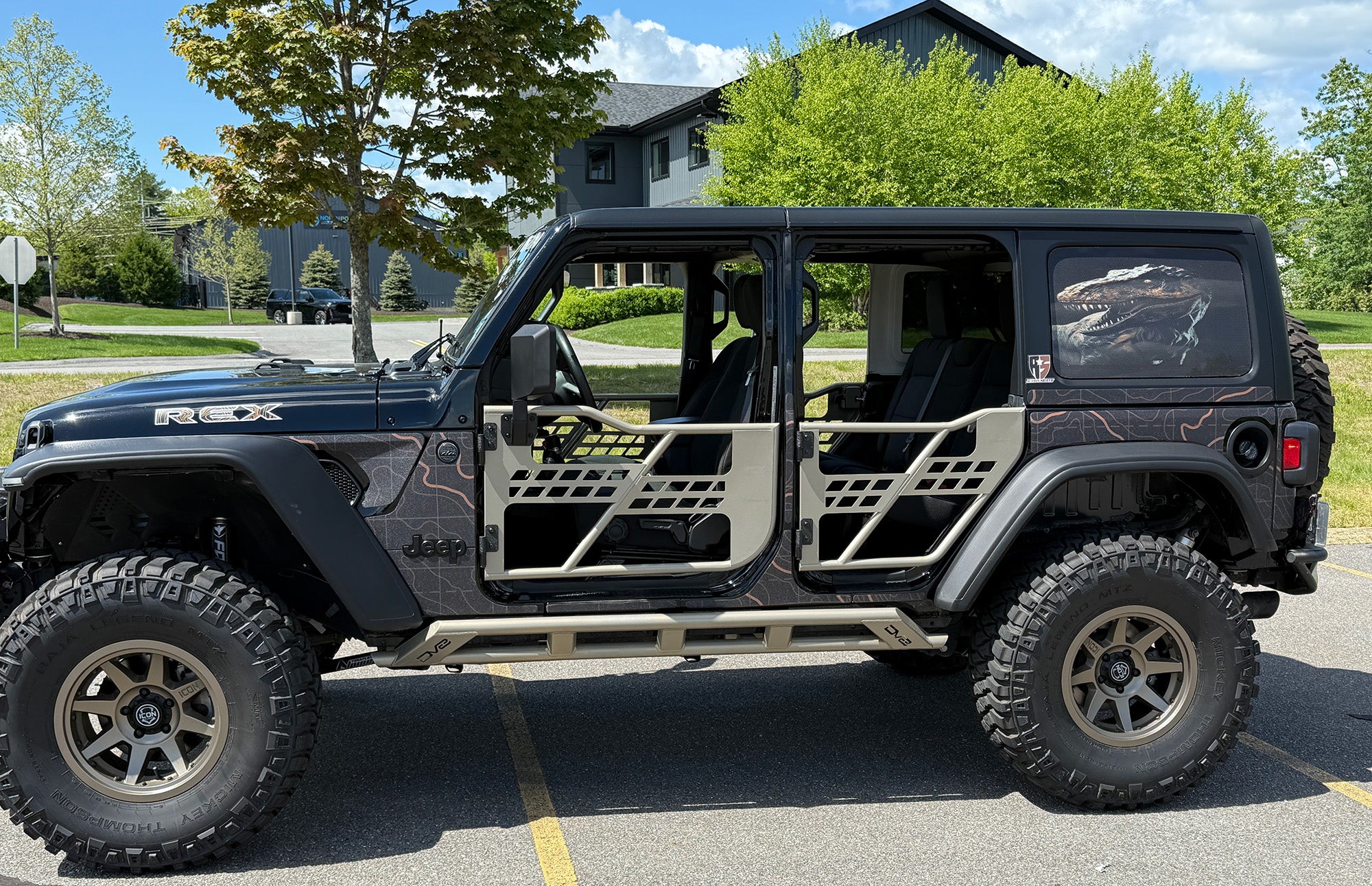4-Door Jeep Wrangler JL Rock Sliders | FS-15 Series