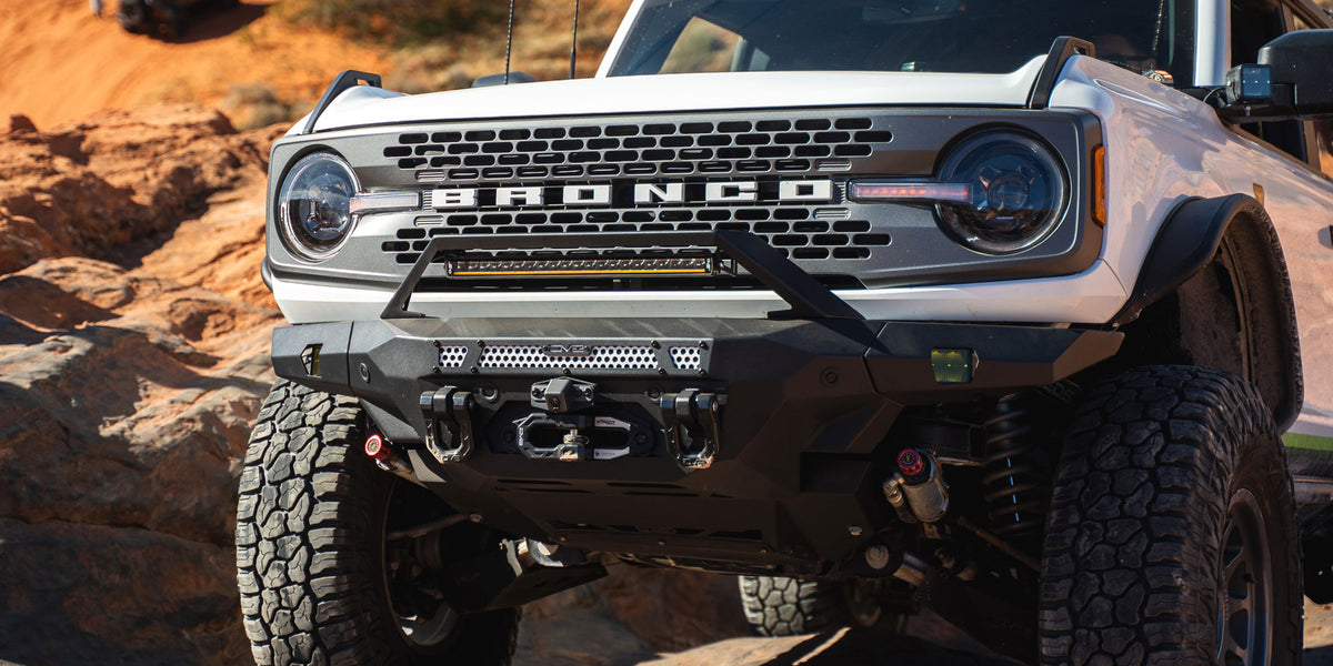 6th Gen Ford Bronco Front Bumper | MTO V2 | DV8 Offroad
