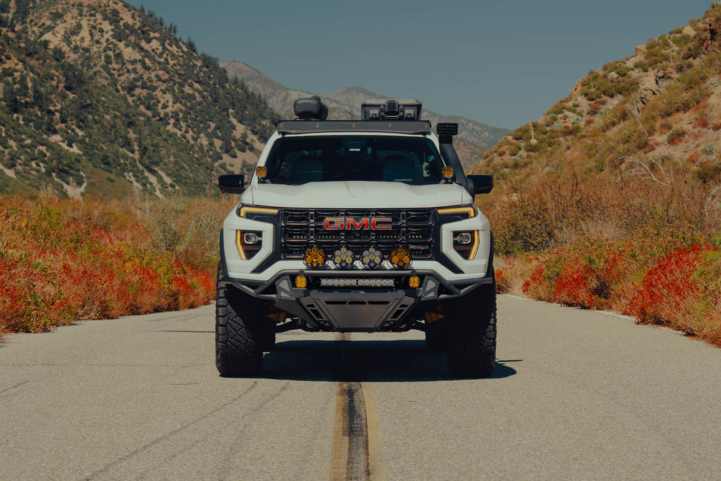 2026 GMC Canyon with DV8 GMC Canyon Tube Front Bumper installed