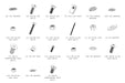 Image showing included hardware parts of the 2023+ GMC Canyon Tube Front Bumper