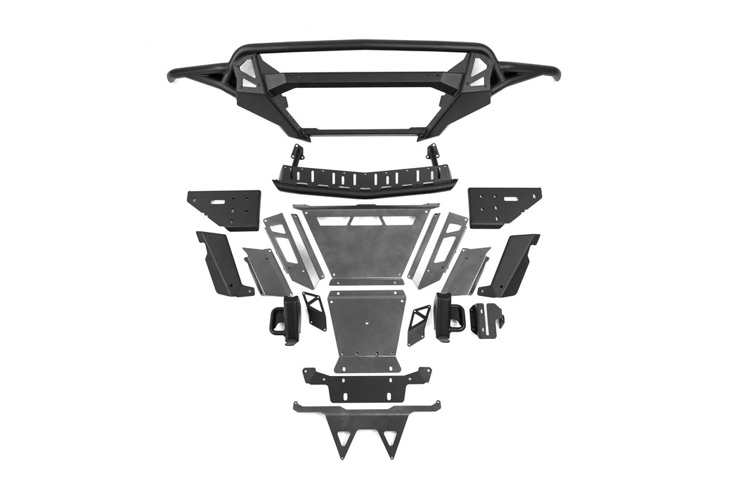 Included components of the 2023+ Chevy Colorado Tube Front Bumper