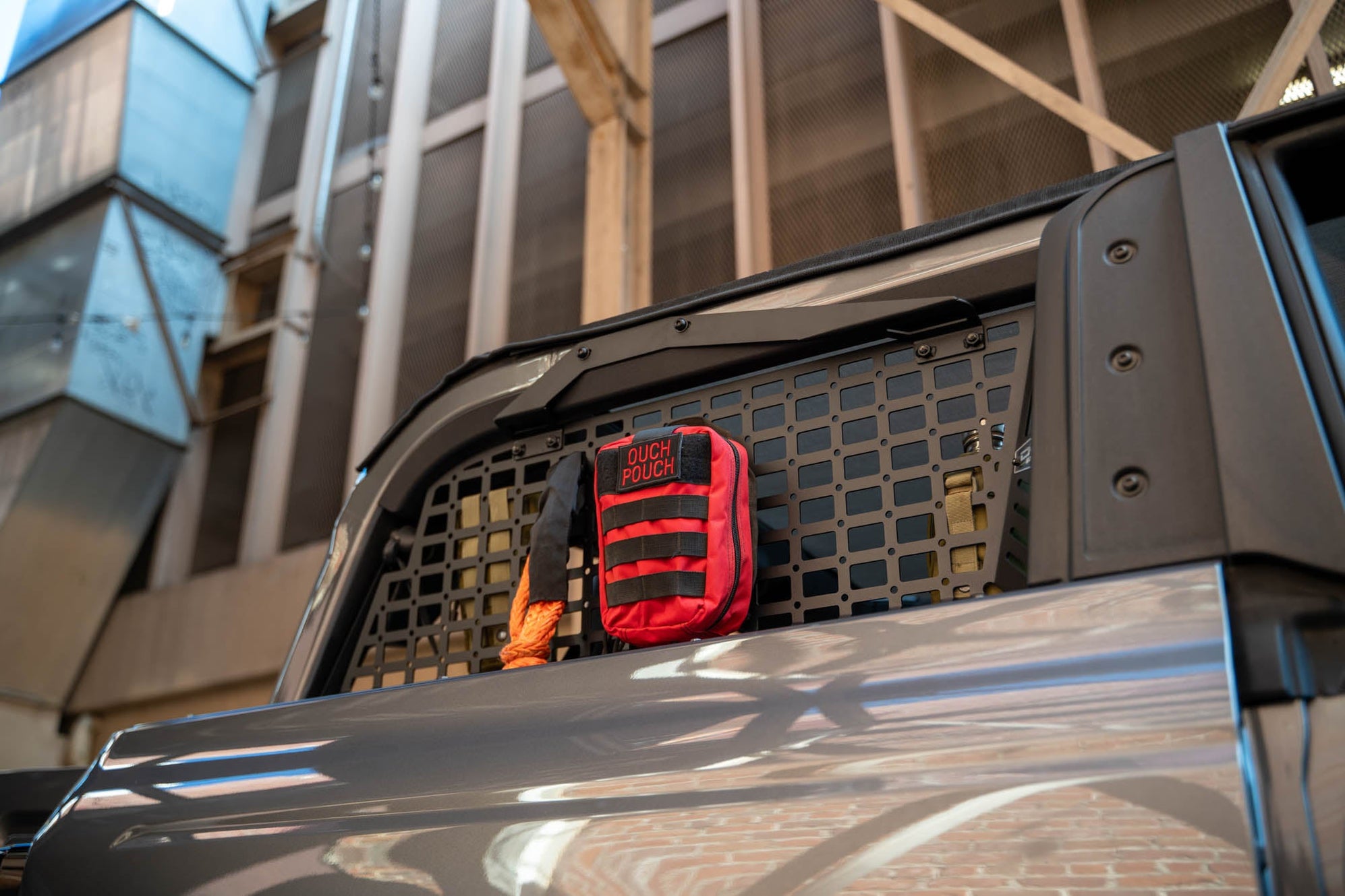 Bronco Window Rattle 6th Gen Bronco Rear Window Pocket Molle Panels | 2-Door | DV8 Offroad