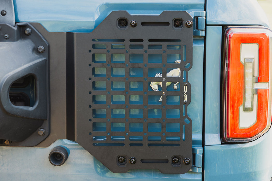 2021-2025 Ford Bronco Tailgate Reinforcement Molle Panel