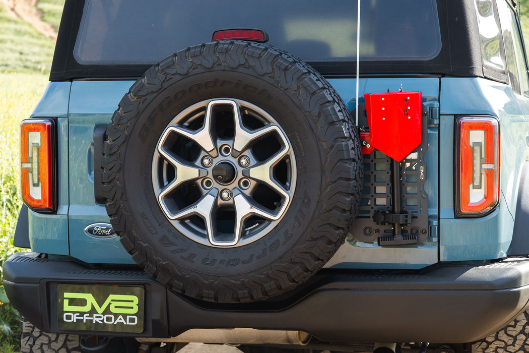 2021-2025 Ford Bronco Tailgate Reinforcement Molle Panel