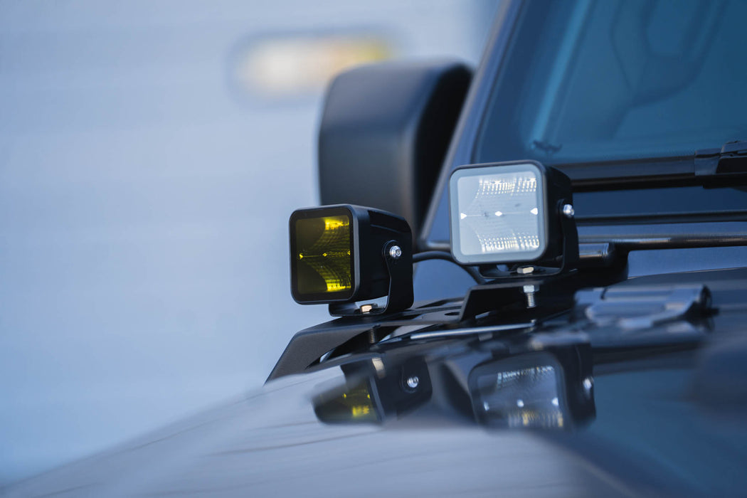 2018-2026 Jeep Wrangler JL & Gladiator JT A-Pillar Dual Pod Light Mounts