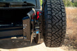 Gate open MTO Series Bumper Spare Tire Swing Gate for the 2018-2023 Jeep Wrangler JL