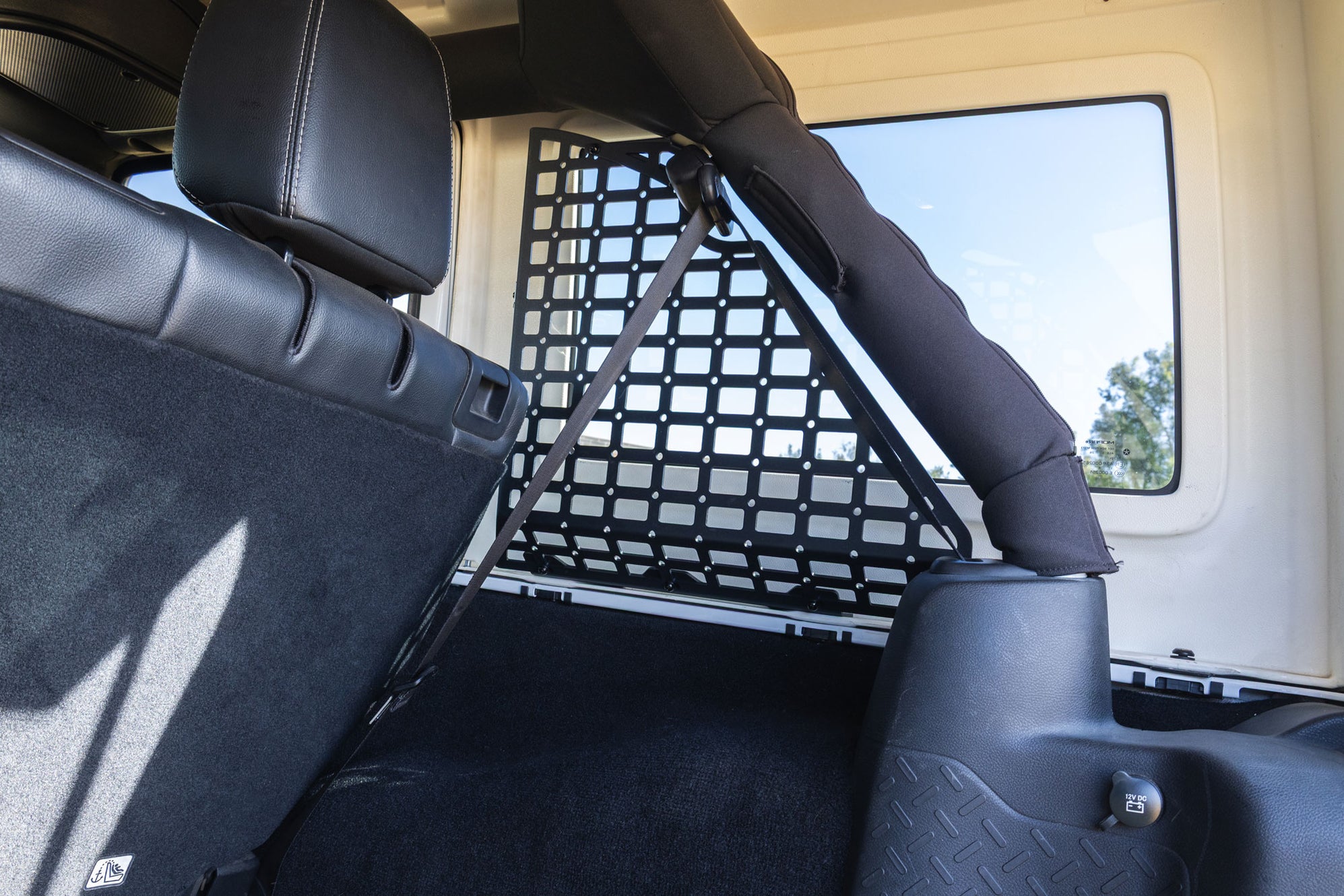 4-Door Jeep Wrangler JK Rear Window Molle Storage Panels | Pair