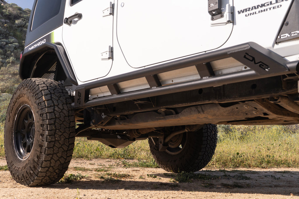 JEEP Wrangler JK 4ドア用 サイドロックスライダー 2007-2018 Wrangler JK Rock Sliders | 4-Door