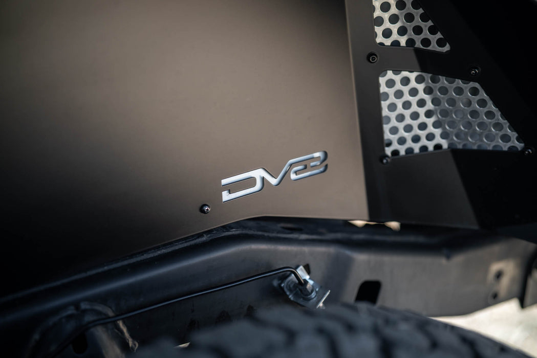 DV8 Logo on the Jeep Wrangler JK Rear Inner Fenders