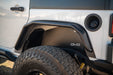 Jeep Wrangler JK Rear Inner Fenders installed on lifted Jeep