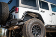 Jeep Wrangler JK Rear Inner Fenders installed on lifted white jeep.