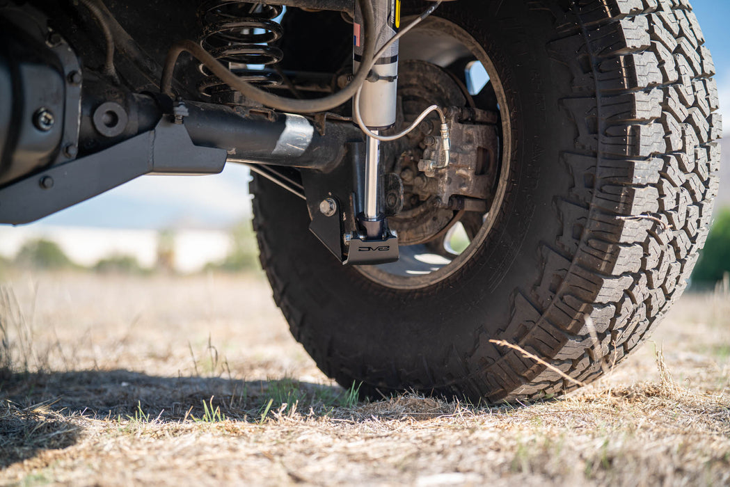 Jeep Wrangler JK Rear Shock & Link Skid Plates installed