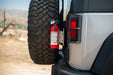 Side Profile of the Jeep Wrangler JK Tailgate Reinforcement Molle Panel