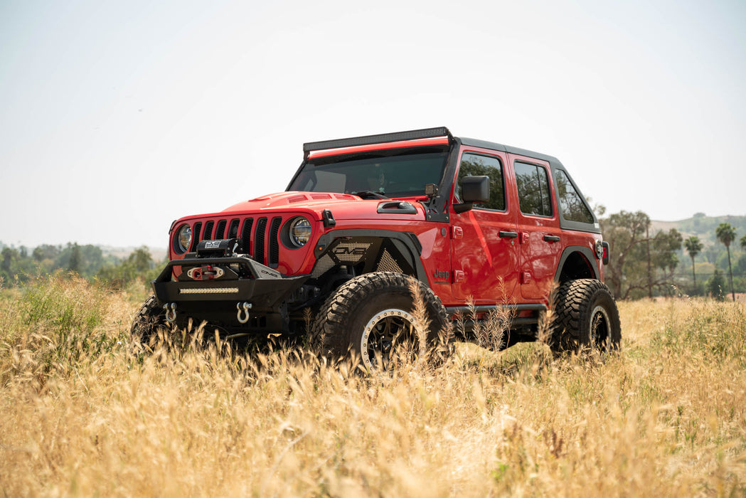 Small profile of the Fender Deletes for the 2018-2024 Jeep Wrangler JL