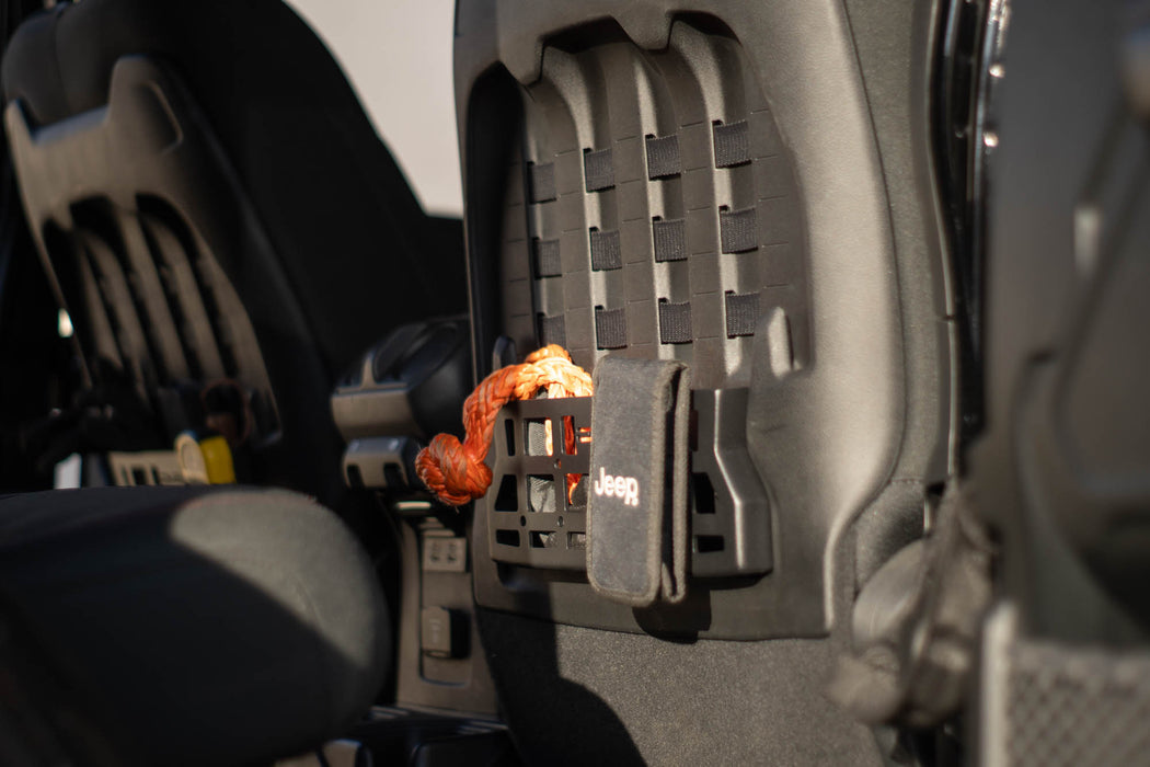 DV8 Offroad Electric Seat Front Door Molle Pockets For 2018-2025 Jeep Wrangler JL & Gladiator
