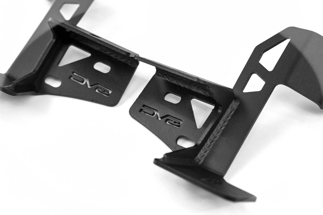 Detail view of Jeep Wrangler JK Dual Pod Light Mounts