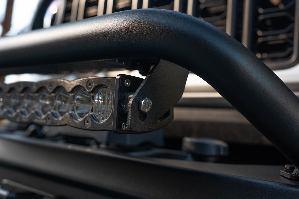 Close up view of tubing on the Universal Spec Series Bull Bar