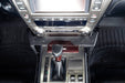 Top-down view of Lexus GX 460 Center Console Molle Panels & Digital Device Bridge