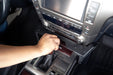 Hand clearance with Lexus GX 460 Center Console Molle Panels & Digital Device Bridge