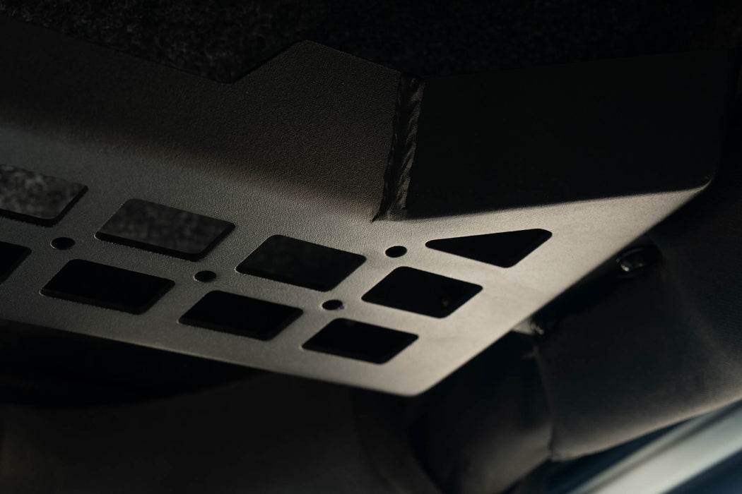 Close up image of 2007-2018 Jeep Wrangler JK Overhead Molle Panel details