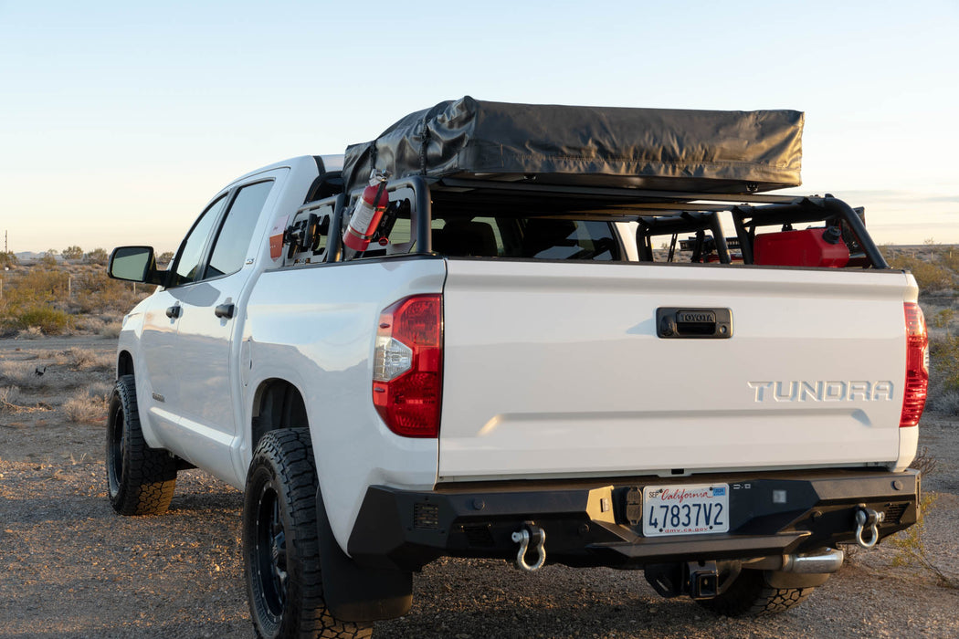 bed rack tent DV8 Offroad RRUN-03 MTO Series Full-Size Truck Bed Rack