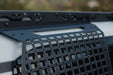 Top connection of the 2024+ Toyota Land Cruiser & Lexus GX 550 Exterior Window Molle Panels to DV8 Land Cruiser & Lexus GX 550 Spec Series Roof Rack