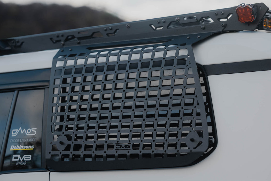 Installed 2024+ Toyota Land Cruiser & Lexus GX 550 Exterior Window Molle Panels on the driver's side