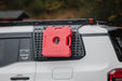Rotopax gasoline carrier attached to installed 2024+ Toyota Land Cruiser Exterior Window Molle Panels