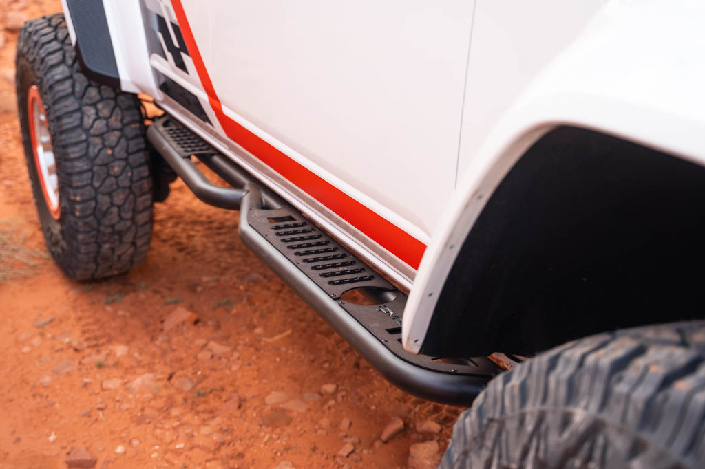 Bronco Raptor Side Steps & Rock Sliders | DV8 Offroad