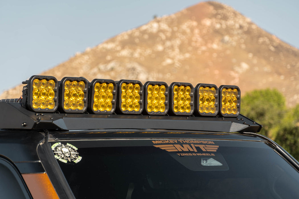 8 LEDs on the Light Mount for the Toyota Land Cruiser 250 Series & Lexus GX 550 Roof Rack