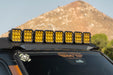 8 LEDs on the Light Mount for the Toyota Land Cruiser 250 Series & Lexus GX 550 Roof Rack