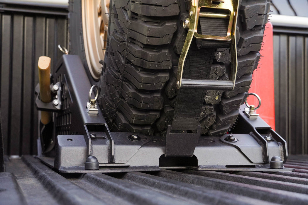 Universal Truck Bed Tire Carrier & Accessory Mount