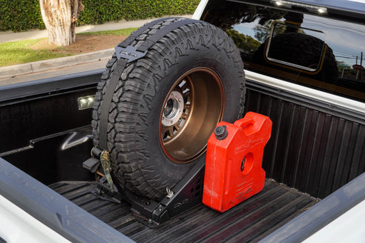 Truck Bed Universal Tire Carrier & Accessory Mount Installed